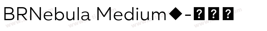 BRNebula Medium◆字体转换